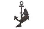 Cast Iron Mermaid Anchor 9"