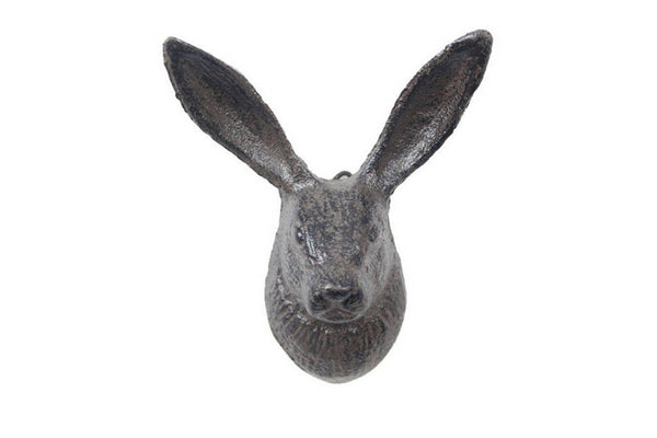 Cast Iron Decorative Rabbit Hook 5"