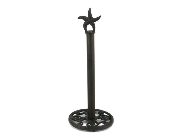 Cast Iron Starfish Extra Toilet Paper Stand 15"
