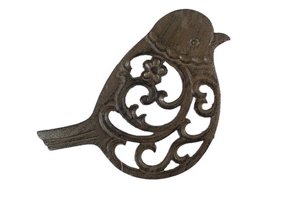 Cast Iron Bird Trivet 8"