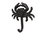 Cast Iron Wall Mounted Crab Hook 5"