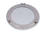 Chrome Decorative Ship Porthole Window 24"