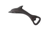 Cast Iron Dolphin Bottle Opener 7"