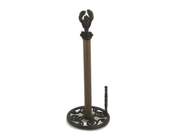 Cast Iron Lobster Paper Towel Holder 16"