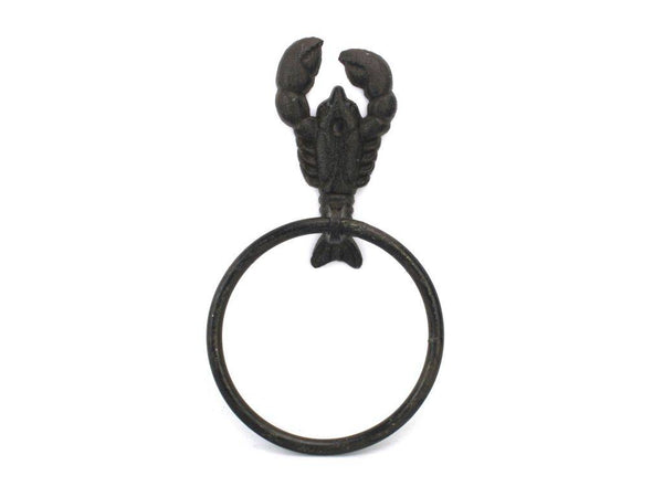 Cast Iron Lobster Towel Holder 9"