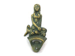 Antique Bronze Cast Iron Wall Mounted Mermaid Bottle Opener 6"