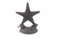 Cast Iron Starfish Door Stopper 11"