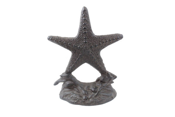 Cast Iron Starfish Door Stopper 11"