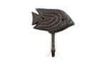 Cast Iron Decorative Angel Fish Wall Hook 5"