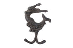 Cast Iron Mermaid Key Hook 6"