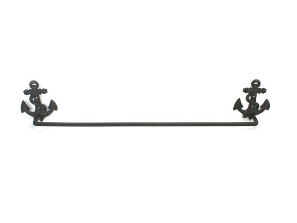 Cast Iron Anchor Bath Towel Holder 27"