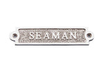 Chrome Seaman Sign 6"