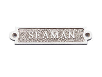 Chrome Seaman Sign 6"