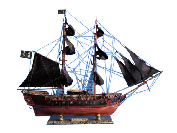 Wooden Black Bart's Royal Fortune Limited Model Pirate Ship 36"