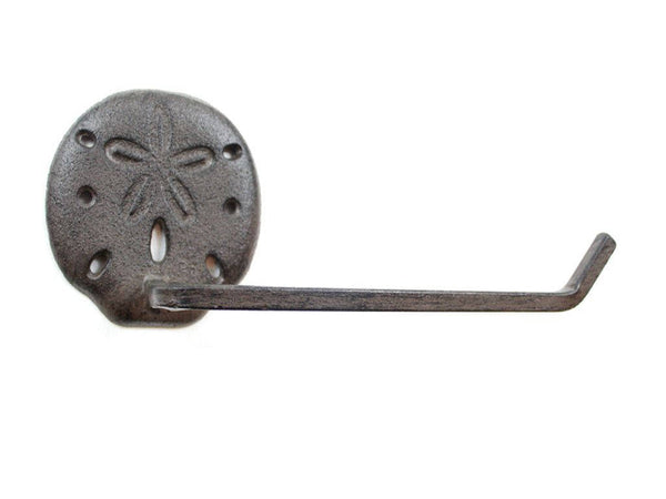 Cast Iron Sand Dollar Toilet Paper Holder 10"
