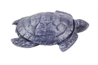 Rustic Dark Blue Cast Iron Decorative Turtle Bottle Opener 4"