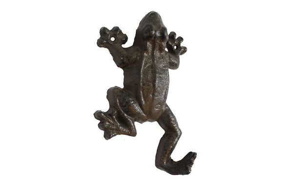 Cast Iron Frog Hook 6"