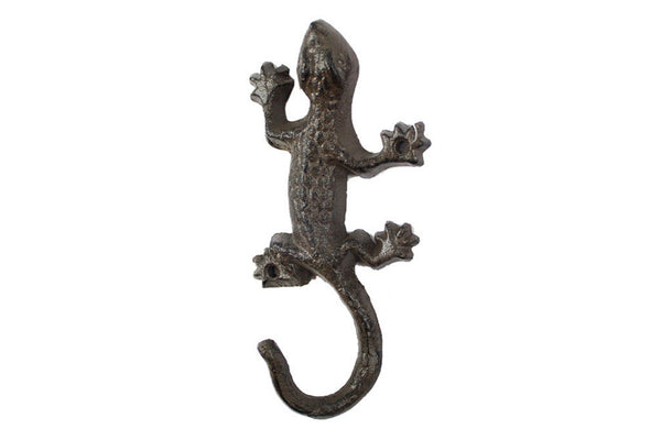 Cast Iron Lizard Hook 6"