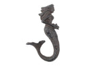 Cast Iron Decorative Mermaid Hook 6"