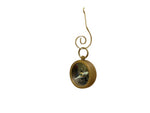 Antique Brass Decorative Compass Christmas Ornament 4"
