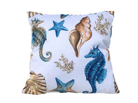 Decorative Coastal Coral Throw Pillow 16"