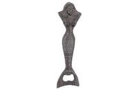 Cast Iron Resting Mermaid Bottle Opener 7"