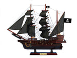 Wooden Black Pearl Black Sails Pirate Ship Model 20"