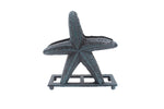 Seaworn Blue Cast Iron Starfish Napkin Holder 6"