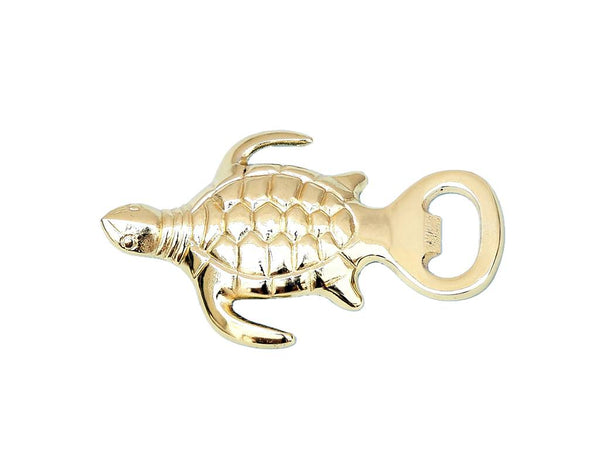 Gold Finish Turtle Bottle Opener 5"