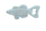 Rustic Light Blue Fish Bottle Opener 5"