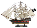 Wooden Captain Kidd's Adventure Galley White Sails Limited Model Pirate Ship 26"