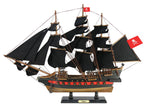 Wooden Henry Avery's Fancy Black Sails Limited Model Pirate Ship 26"