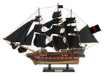 Wooden Ed Low's Rose Pink Black Sails Limited Model Pirate Ship 26"